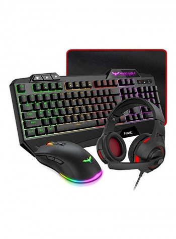 4-Piece Gaming Keyboard Set