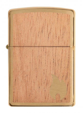 Woodchuck Flame Gas Lighter Beige/Gold/Brown 2.4ounce