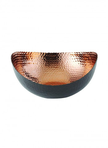 Eclipse Serving Bowl Black/Gold 10x9.75inch