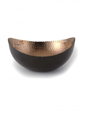 Eclipse Serving Bowl Black/Gold 10x9.75inch