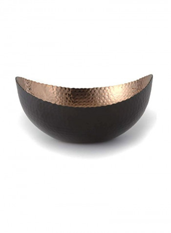 Eclipse Serving Bowl Black/Gold 10x9.75inch