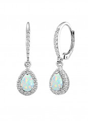 925 Sterling Silver Opal Dangle Earrings reviews 925 Sterling Silver Opal Dangle Earrings