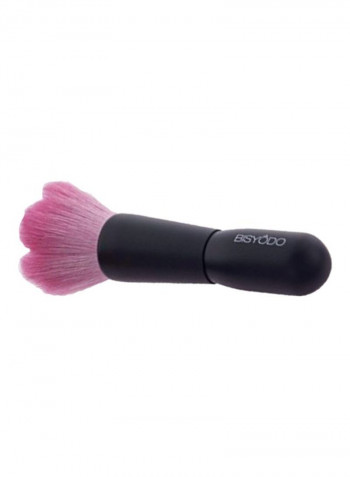 Shaped Blush Brush أسود/وردي