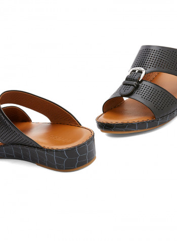 Traditional Arabic Sandals Black