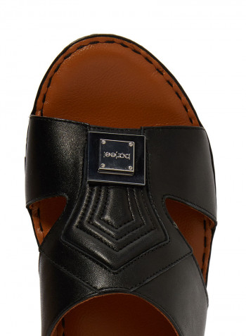 Traditional Arabic Sandals Black