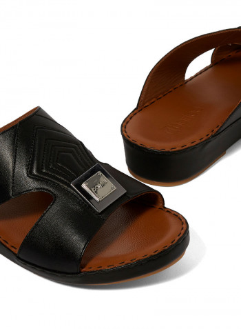Traditional Arabic Sandals Black