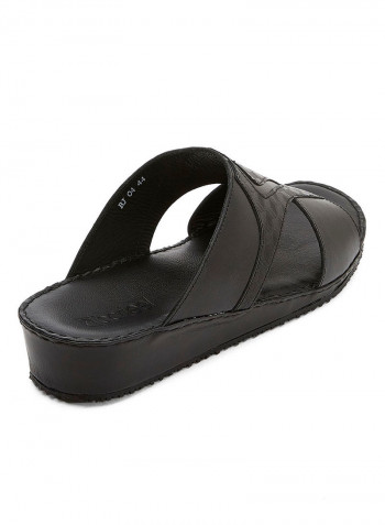 Casual Arabic Slippers Black