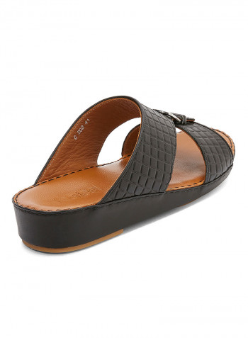 Traditional Arabic Sandals Black