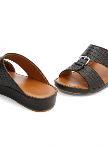 Traditional Arabic Sandals Black