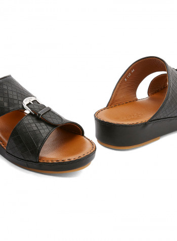Traditional Arabic Sandals Black