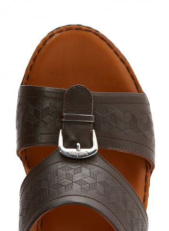 Traditional Arabic Sandals Brown