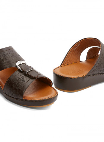 Traditional Arabic Sandals Brown
