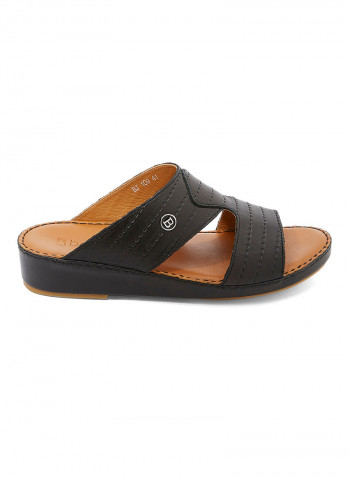 Casual Arabic Slippers Black