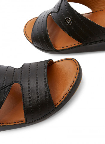 Casual Arabic Slippers Black
