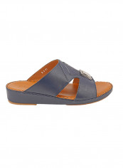 Slip On Comfort Wear Arabic Traditional Sandals Navy