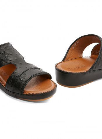 Traditional Arabic Sandals Black