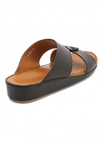 Traditional Arabic Sandals Black