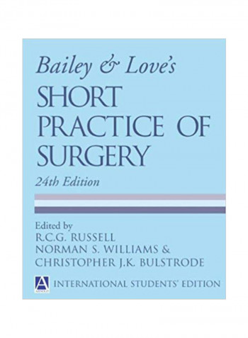 Bailey & Love's Short Practice Of Surgery Paperback 24