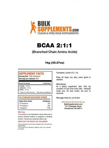 Essential Amino Acids Powde