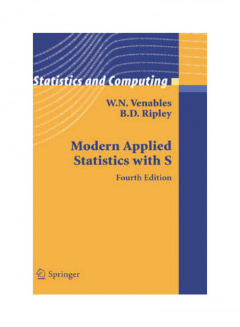 Modern Applied Statistics with S Hardcover English by W.N. Venables