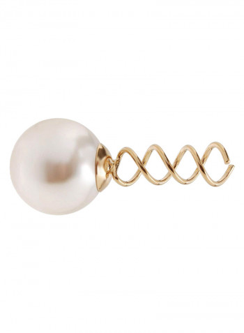 Pearl Screw Spinner Hair Pin