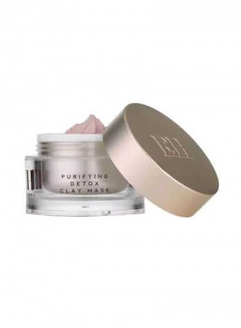 Purifying Detox Pink Clay Mask With Cleansing Cloth Set Pink 50ml