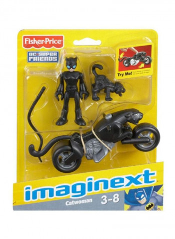 Catwoman Imaginext Dc Super Friends Figure 18.8x2.4x6.3inch