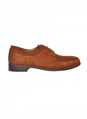 Derby Leather Formal Shoes Brown