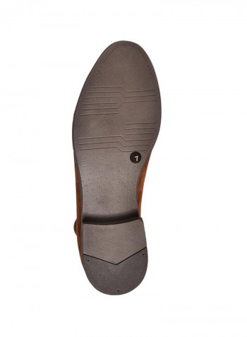Derby Leather Formal Shoes Brown