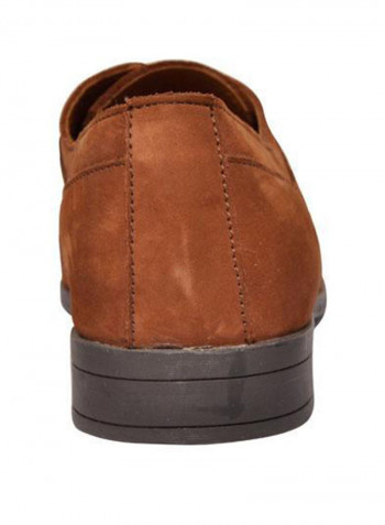 Derby Leather Formal Shoes Brown