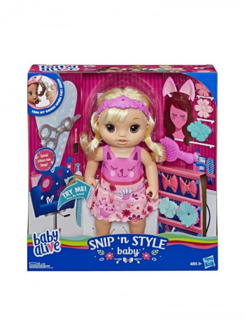 Baby Talking Doll With Bangs E5241