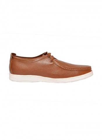 Derby Leather Formal Shoes Brown