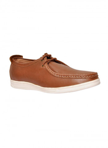 Derby Leather Formal Shoes Brown