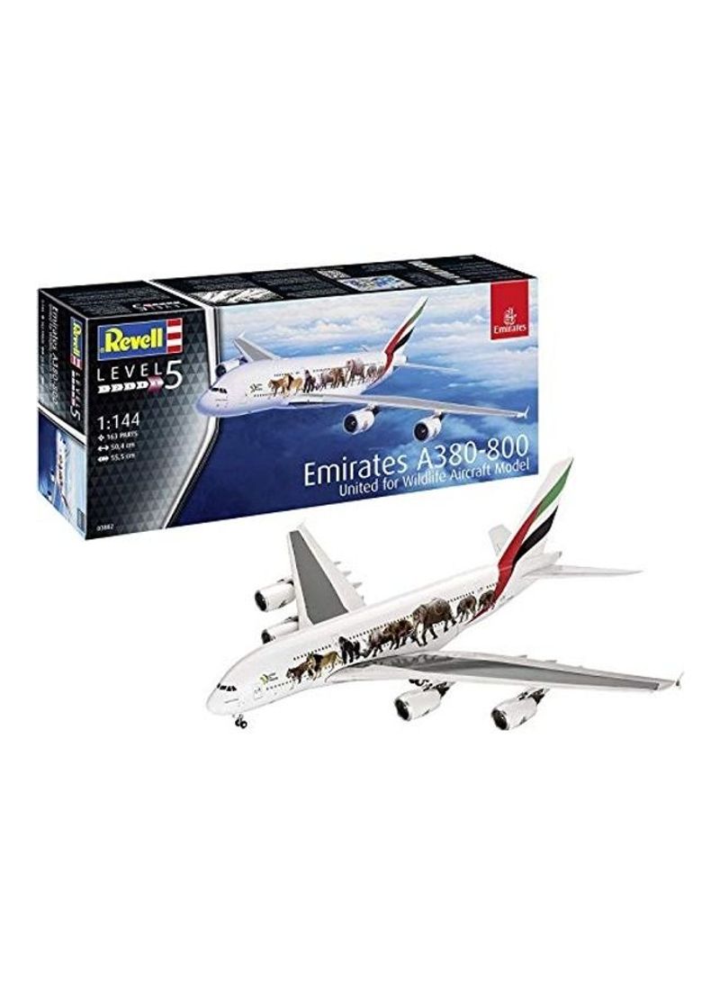 1:144 Airbus A380-800 Emirates 'Wild Life' Model Kit