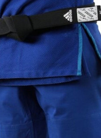 Challenge Brazilian Tie-Knot Jiu-Jitsu Suit Set - Blue/Black M3