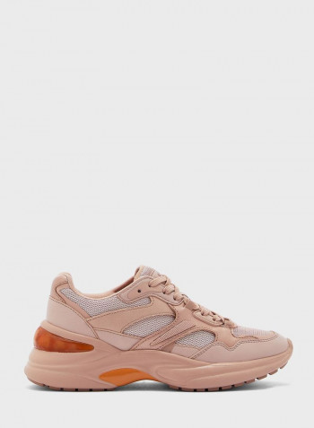 Koisa Wedge Low Top Sneakers Beige
