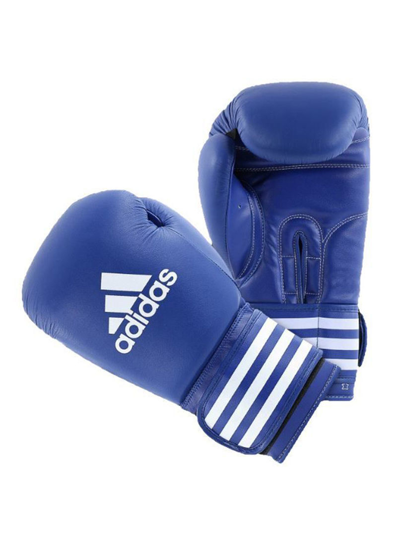 Pair Of Ultima Competition Boxing Gloves Blue/White 10ounce
