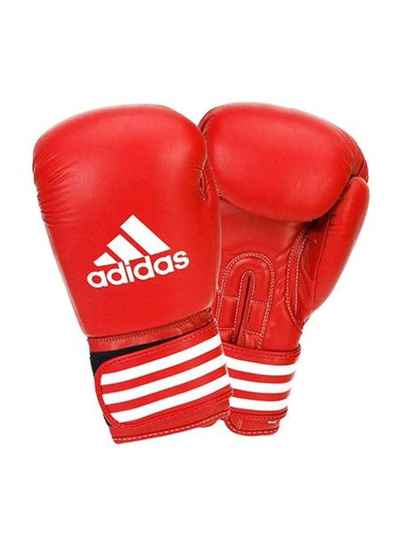 Pair Of Ultima Competition Boxing Gloves Red/White 8ounce