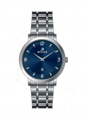Women's Stainless Steel Quartz Analog Wrist Watch With Date Display 40220STN104
