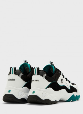 D'Lites 3.0 Low Top Sneakers White/Black/Green