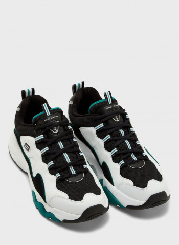 D'Lites 3.0 Low Top Sneakers White/Black/Green