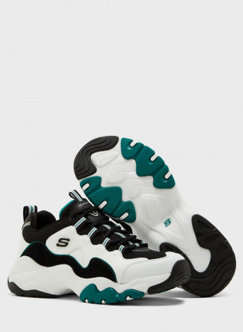 D'Lites 3.0 Low Top Sneakers White/Black/Green