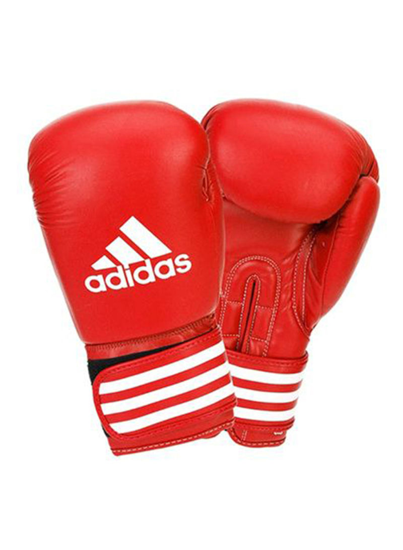 Pair Of Ultima Competition Boxing Gloves Red/White 10ounce