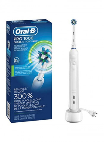 Rechargeable Electric Toothbrush White