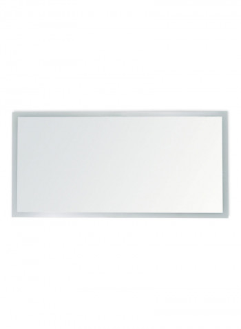 Single Touch Key Rectangle Shape LED Bathroom Mirror Transparent 1200 x 600 x 30millimeter