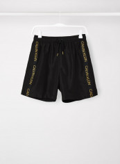 Drawstring Logo Tape Swim Shorts Black reviews Drawstring Logo Tape Swim Shorts Black