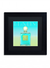 Colored Scents I Framed Wall Art Blue 11 x 11inch