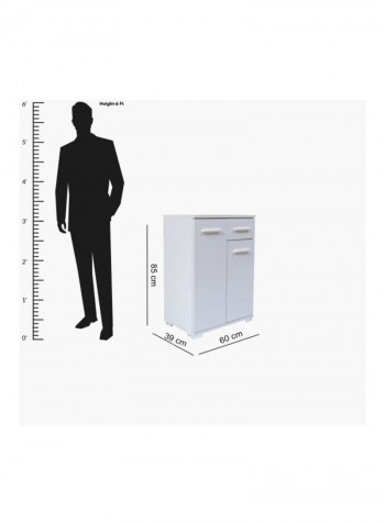 Mix Match 2-Door Sideboard White