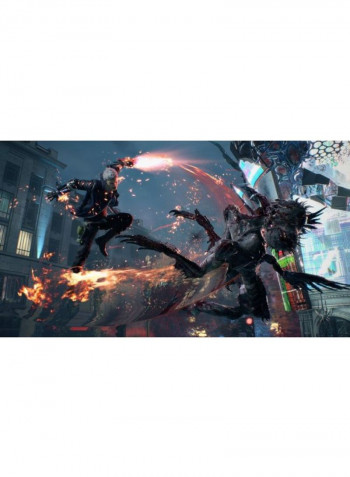 لعبة 'Devil May Cry 5' باللغة الإنكليزية والعربية مع ذراع تحكم دوال شوك 4 لاسلكي (نسخة المملكة العربية السعودية) - بلاي ستيشن 4 (PS4)