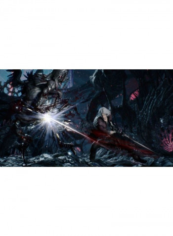 لعبة 'Devil May Cry 5' باللغة الإنكليزية والعربية مع ذراع تحكم دوال شوك 4 لاسلكي (نسخة المملكة العربية السعودية) - بلاي ستيشن 4 (PS4)